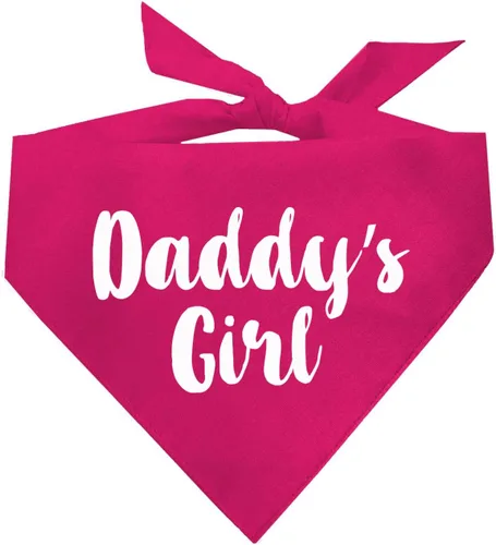 Vista 12 de Daddy's Girl - Bandana para perro para el día del padre (negro, XS 5)