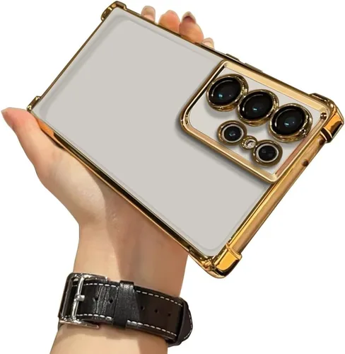 Vista 5 de Funda para Samsung S21 Ultra, con lente de cámara completa, cubierta de parachoques corporal, protección contra golpes, a prueba de polvo, fundas
