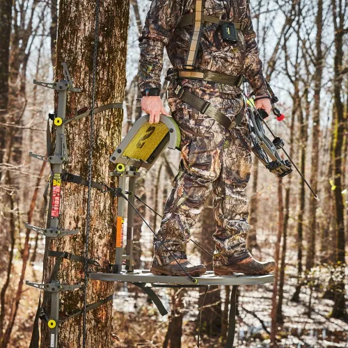 Vista 5 de Summit Treestands Árbol de doble eje para colgar, camuflaje