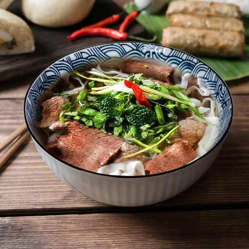 Vista 3 de Hesen Tazón de sopa grande de 60 onzas, cuencos Pho, juego de cuencos de ramen japonés, juego de 3 cuencos grandes de porcelana, 8 pulgadas