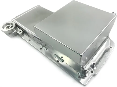 Vista 6 de Bandeja de aceite de aluminio LS1 LS2 LS6 con adaptador de filtro de aceite de tocho