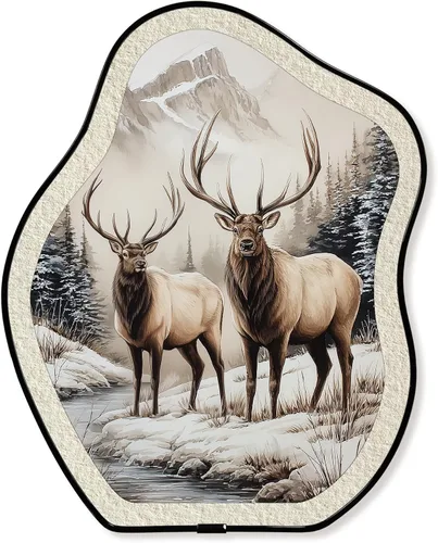 Vista 42 de KVEKVE Dark Academia - Decoración ovalada enmarcada para pared, paisaje gótico, naturaleza, luna Moody, decoración colgante, para pared o mesa