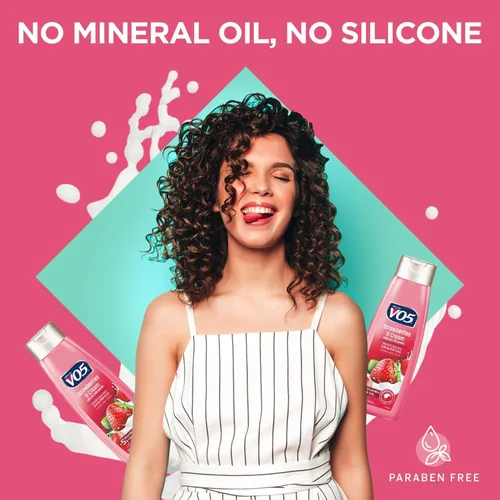 Vista 5 de Champú Moisture Milks, 15 onzas, fresas por Vo5 (paquete de 2)