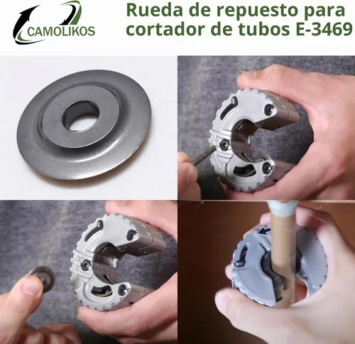 Vista 7 de E-3469 Modelo Tubing Cutter Reemplazo Rueda (4 Unids) Para 41317 Piezas De Repuesto De Máquina De Corte