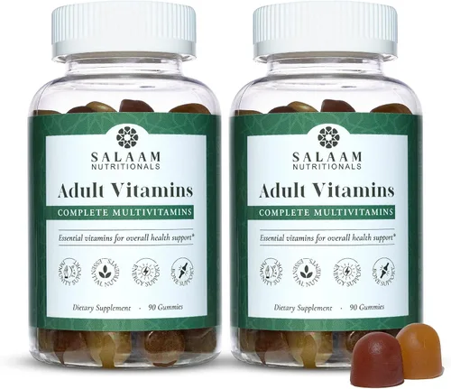 Vista 8 de Salaam Nutritionals - Multivitaminas para adultos, gomitas de vitaminas para mujeres y hombres, multivitaminas para adultos con 11 vitaminas