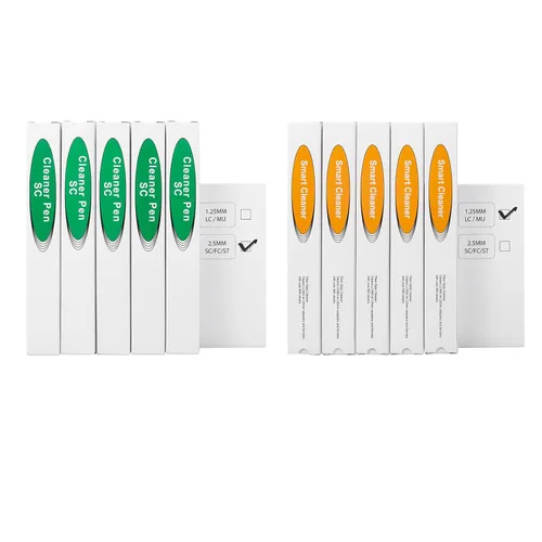 Vista 14 de 1 pc limpiador de fibra óptica Herramientas de fibra óptica Cleaing Pen para LC/MU 0.049 in Conector Más de 800 Limpia la cara del extremo