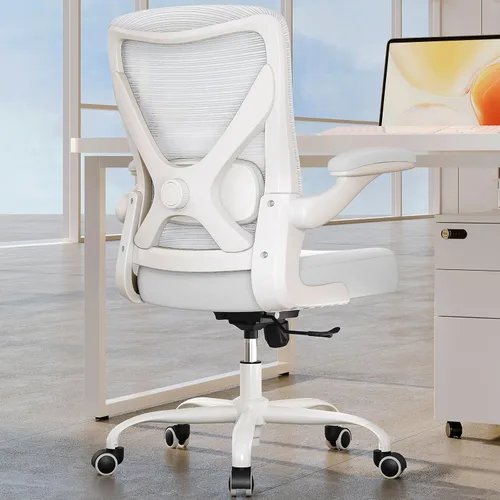 Vista 16 de Silla de oficina: Silla de escritorio ergonómica de malla de 330 libras Negro