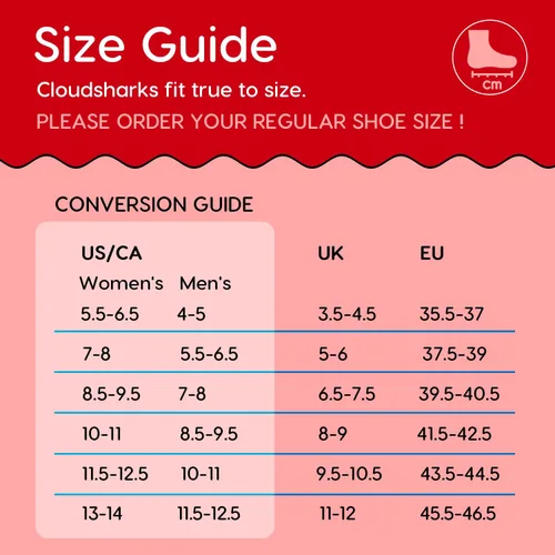 Vista 7 de The Cloudsharks Originals - Sandalias de tiburón de dibujos animados para hombres y mujeres - Sandalias de tiburón antideslizantes - Pantuflas