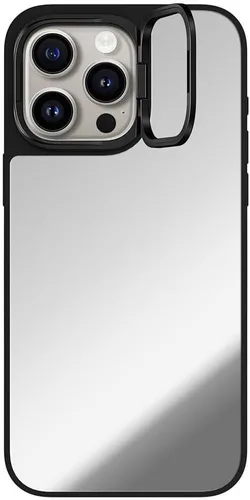 Vista 57 de CASETiFY Funda de espejo para iPhone Air [Reflejante/Compatible con Magsafe / Protección contra caídas de 4.9 pies de grado militar 1X] - Negro