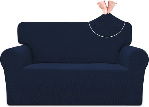 Vista 32 de Easy-Going Funda de sofá reclinable de jacquard elástico, suave de 4 piezas, con lazo elástico, protector de muebles lavable para niños, mascotas
