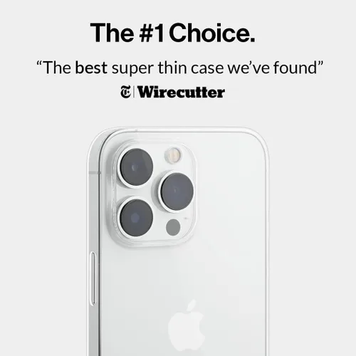 Vista 2 de totallee Funda delgada para iPhone 15 Pro Max, la cubierta más delgada ultra delgada y minimalista para Apple iPhone 15 Pro Max (2023) (transparente)