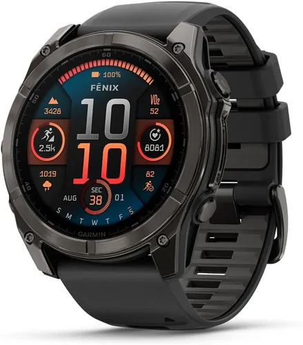 Vista 19 de Garmin fēnix® 8 – 43mm, AMOLED, Smartwatch GPS Multideporte Premium, Batería de Larga Duración, Resistente a Inmersiónes, Linterna LED Integrada