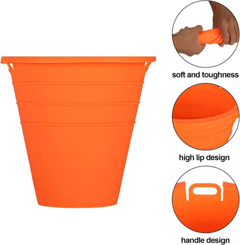 Vista 4 de 2 piezas de forros reutilizables de silicona para cubo de grasa Compatible con Traeger/Pit Boss ect/Oklahoma Joe' /Forro para bandeja de goteo