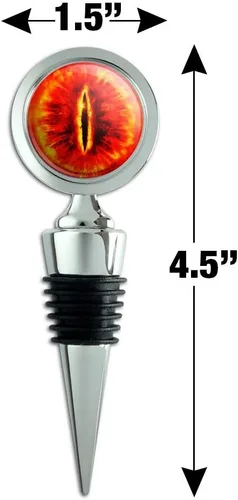 Vista 6 de El Señor de los Anillos Ojo de Sauron tapón para botella de vino