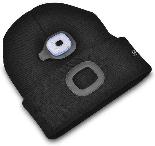 Vista 3 de Etsfmoa Gorro unisex con la luz, regalos para hombres, papá, padre, gorras recargables por USB