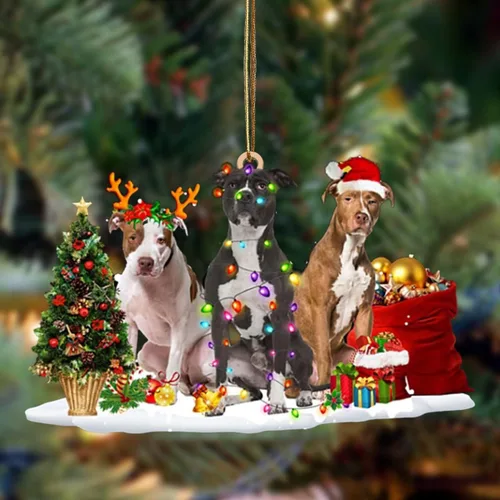 Vista 124 de Nazenti Adorno de Navidad personalizado con amigos Affenpinscher – Adorno de perro personalizado para amantes de las mascotas, acrílico plano