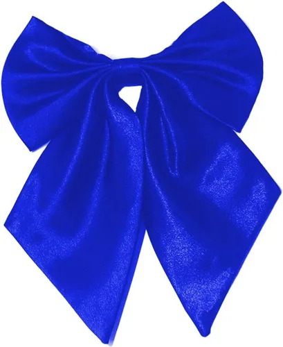 Vista 4 de Flairs New York Pajarita con lazo preatada hecha a mano para mujer Azul bebé/azul marino [cuadros]