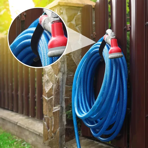 Vista 7 de Windyun 48 piezas de soporte de cable de extensión para almacenamiento, correas de extensión resistentes, organizador de cables para taller, garaje