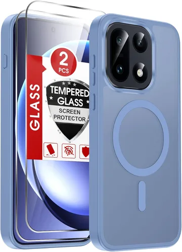 Vista 357 de LeYi Funda para teléfono Samsung-S23: protector de pantalla e imán MagSafe Púrpura