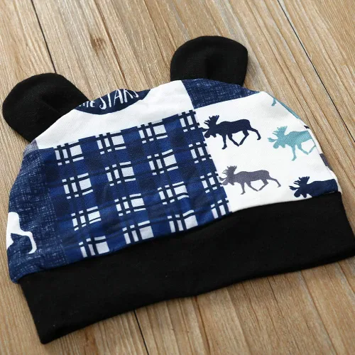 Vista 5 de HKALL Conjunto de 3 piezas de ropa de bebé de manga larga para bebé, conjunto de 3 piezas para otoño e invierno