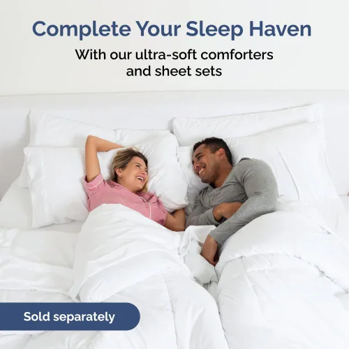 Vista 9 de Falda de cama envolvente con volantes, color crema, para camas de tamaño matrimonial con altura de 30 cm CGK Linens - Falda de cama plisada con tela