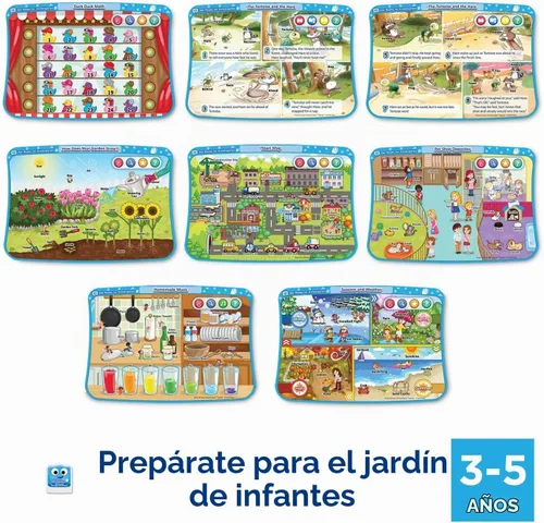 Vista 4 de VTech Toca y aprende Escritorio de actividades 4 en 1 Paquete de expanxión para Preescolar II para 3 a 5 años