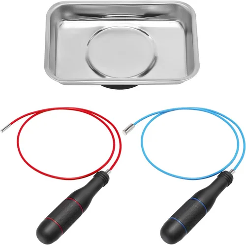 Vista 8 de VASTOOLS Juego de herramientas de recogida magnética flexible, 5 libras y 10 libras, extensión flexible de 26 pulgadas, recogida magnética