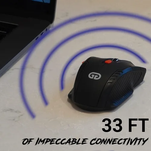 Vista 5 de Mouse inalámbrico para juegos para laptopcomputadoraPCMacMacBookChromebook
