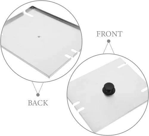 Vista 10 de Luxshiny Tapa de repuesto para freidora eléctrica de acero inoxidable con superficie antiadherente y pantalla de escoria fácil de limpiar