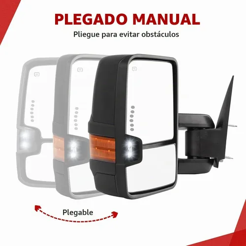 Vista 6 de YITAMOTOR Espejo de remolque compatible con Chevy Silverado GMC Sierra 2007