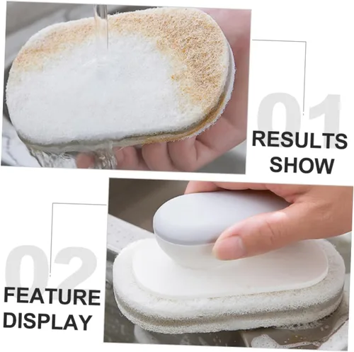 Vista 3 de Healifty Mango ergonómico Cepillo de encimera Cepillo de limpieza de cocina Accesorios de limpieza para el hogar