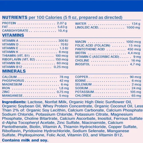 Vista 5 de Baby's Only Baby Formula - Fórmula infantil de nutrición completa, polvo a base de leche con hierro, vitamina E, vitamina D, fórmula infantil fácil