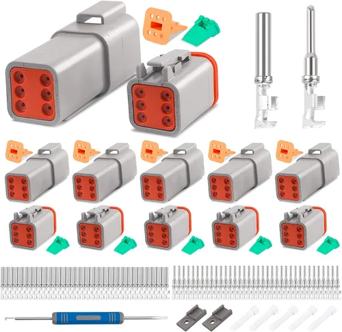 Vista 14 de JRready ST6327-4 Deutsch DT Kit de conector de 4 pines 5