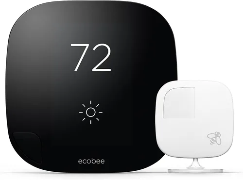 Vista 4 de ecobee3 Termostato Wi-Fi más inteligente con sensor remoto, 2ª