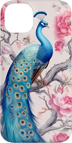 Vista 15 de Chinoiserie Peacock Rose Garden Case for iPhone 17