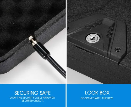 Vista 3 de RPNB Caja fuerte del arma, caja fuerte de la seguridad, caja fuerte portátil, caja fuerte de la pistola, caja del bloqueo