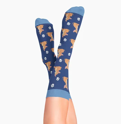 Vista 4 de Mingnei Divertidos calcetines de perro Chihuahua, calcetines de Chihuahua, amantes de Chihuahua, calcetines de vestir para mujeres y hombres