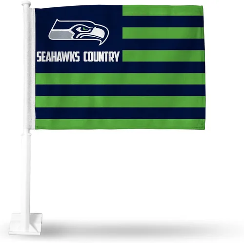 Vista 45 de Rico Industries NFL - Bandera de coche de doble cara, accesorio para coche