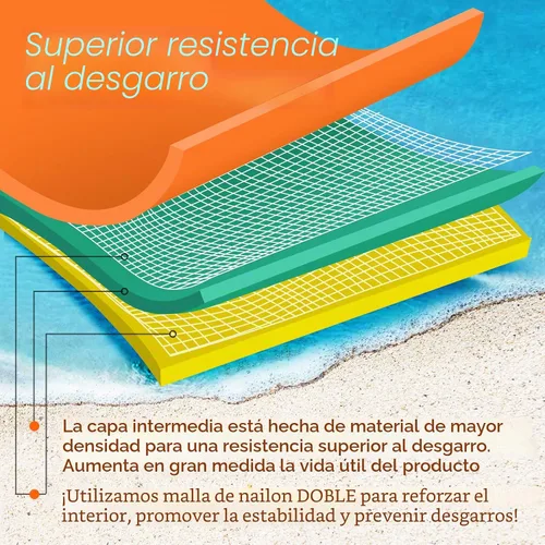 Vista 2 de CTSC Alfombra flotante – Alfombra flotante Lily Pad – 12 x 5 pies alfombra de agua flotante para lago, espuma XPE resistente a desgarros de alta
