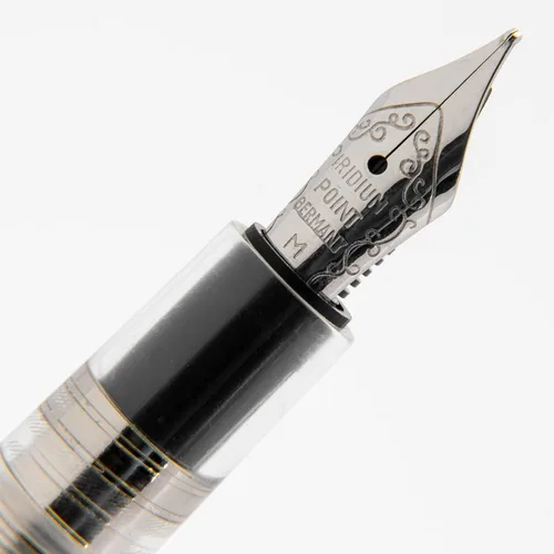 Vista 8 de Monteverde MVP - Pluma estilográfica Diamond Clear - Punta extrafina - Mini bolígrafo de bolsillo compacto y versátil - Punta JoWo fabricada