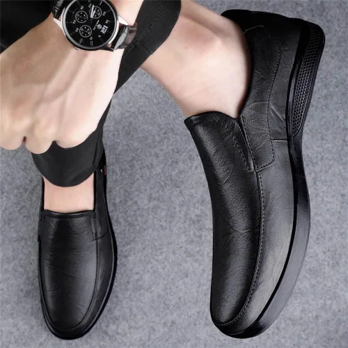 Vista 6 de GEXECEUSS Mocasines ligeros para hombre, zapatos de conducción sin cordones, mocasines informales, mocasines planos, zapatos de barco, zapatos