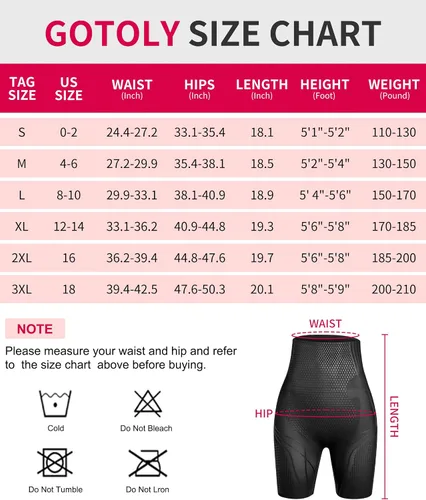 Vista 6 de Gotoly Faja moldeadora para mujer, con control de abdomen, sin costuras, levantamiento de glúteos, cintura alta, moldeador de cuerpo, moldeador
