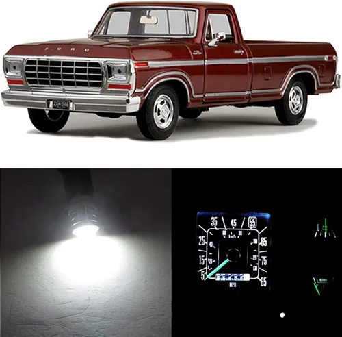 Vista 13 de WLJH - Focos LED superbrillantes azules para panel de instrumentos, velocímetro, tacómetro, lámpara indicadora, kit completo de luces LED