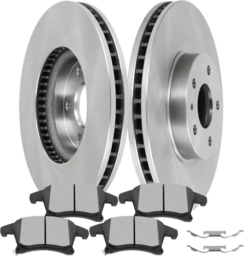 Vista 21 de SCITOO Kit de freno delantero Rotores de freno delantero y pastillas de freno de cerámica para Acura RSX 2003-2006