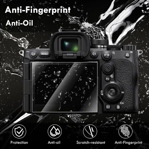 Vista 6 de Rieibi Protector de pantalla para cámara Hasselblad X2D/X2D II 100c (para accesorios), dureza 9H de 0.010 in, película de vidrio templado universal