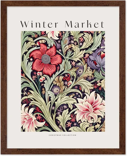 Vista 18 de Poster Master A Holly Jolly - Póster navideño, arte de invierno, diseño de pared moderno, regalo para hombres y mujeres, gran decoración para sala