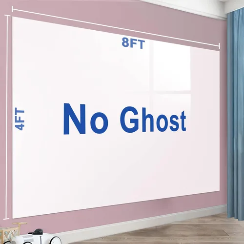 Vista 10 de Nortix Papel tapiz de pizarra blanca, papel de contacto para pizarra blanca, 36 x 24 pulgadas, calcomanía de pizarra súper adhesiva para pared
