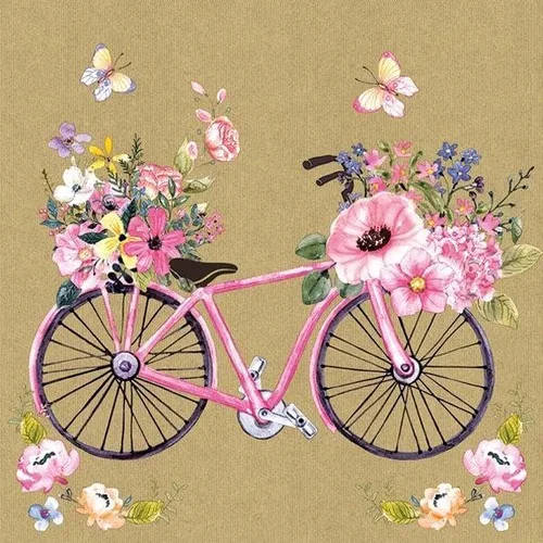Vista 7 de Servilletas florales de algodón, 40 servilletas de almuerzo, servilletas de papel de decoupage, servilletas para el día de la madre, servilletas