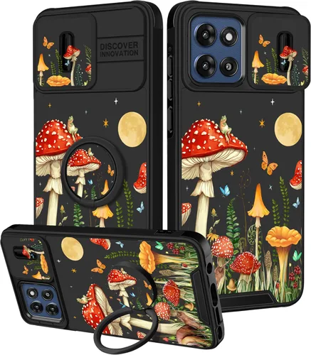 Vista 83 de Funermei Funda para Moto G Stylus 5G 2022, funda para teléfono con diseño de calavera de esqueleto para mujeres y niñas, diseño gótico, Como