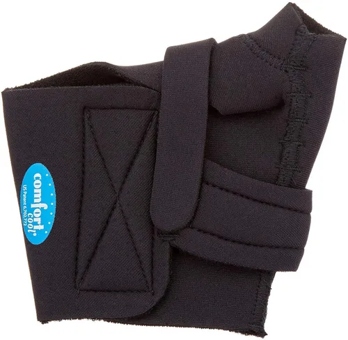 Vista 4 de North Coast Medical Comfort Cool CMC Férula de restricción, izquierda, pequeña Plus, negro